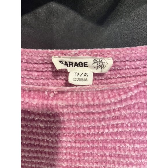 Garage Pink Oh So Soft Cropped Sweater Size Womens XS - Picture 3 of 3